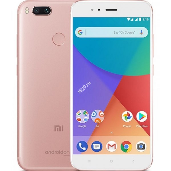 Смартфон Xiaomi Mi A1 32Gb розовый