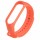 Ремешок силиконовый для Xiaomi Mi Band 3/4 оранжевый