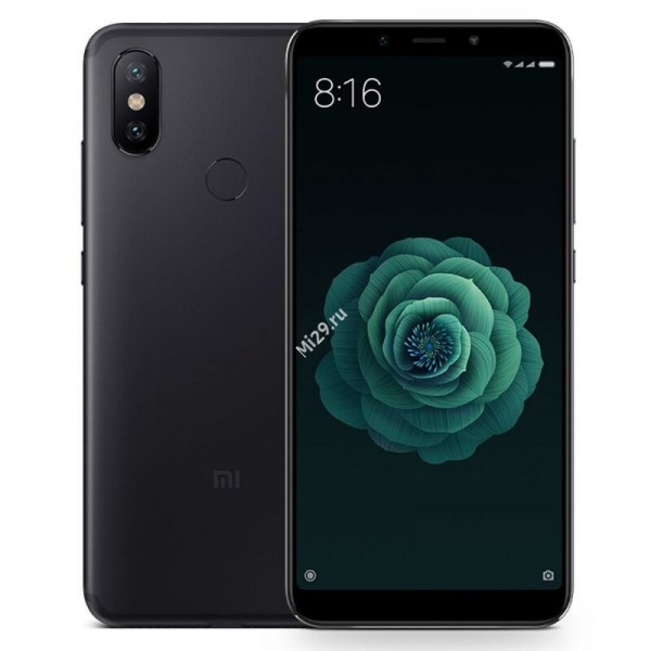 Смартфон Xiaomi Mi A2 4/32Gb черный