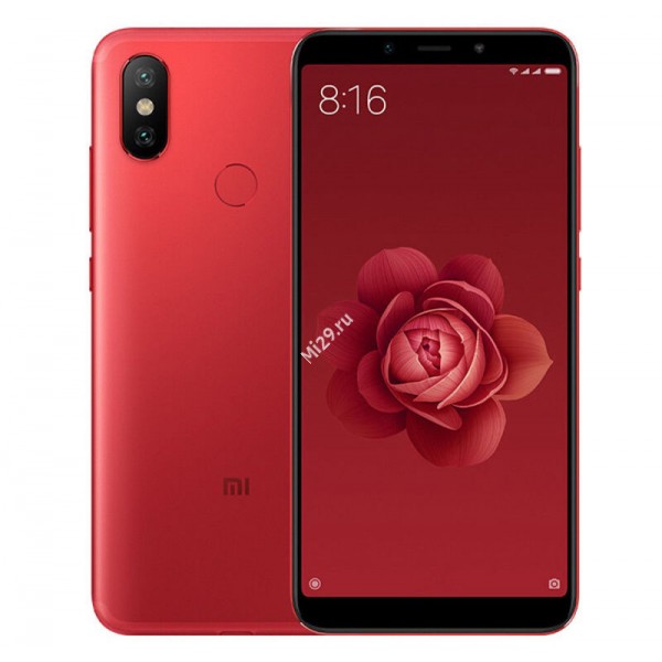 Смартфон Xiaomi Mi A2 4/64Gb красный