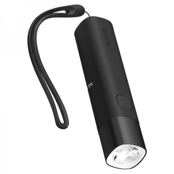 Фонарик Xiaomi Solove X3 Portable Flashlight Power Bank черный