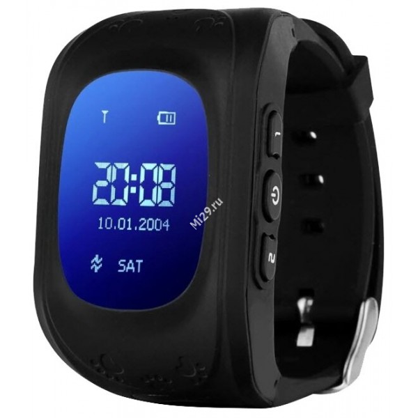 Детские часы Smart Baby Watch Q50 черные