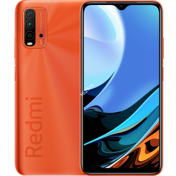 Смартфон Xiaomi Redmi 9T 4/128Gb оранжевый рассвет